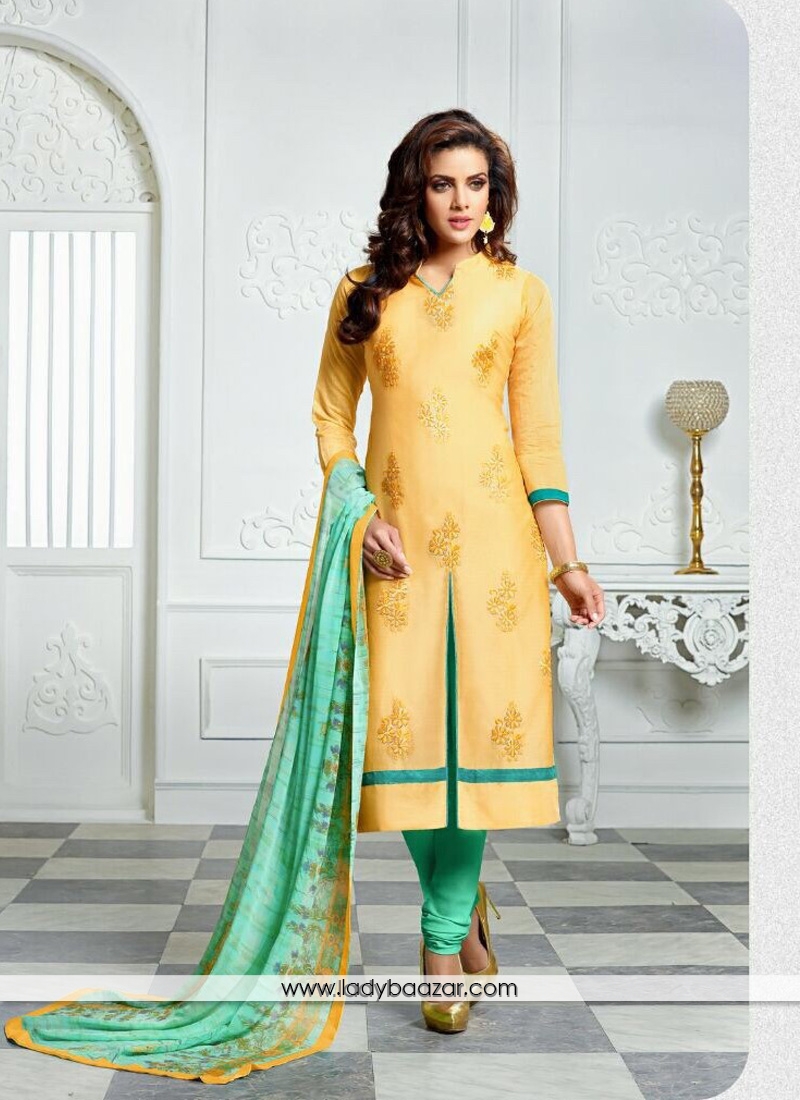 Brown Chanderi Silk Digital Printed Unstitched Salwar Suit – Faserz
